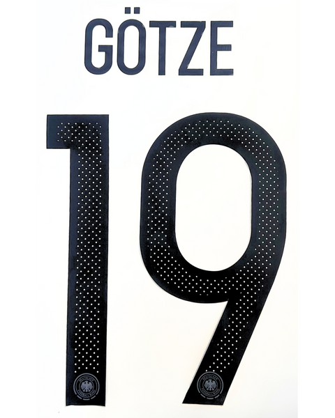 Gotze 2014/15 Germany Home Jersey Print