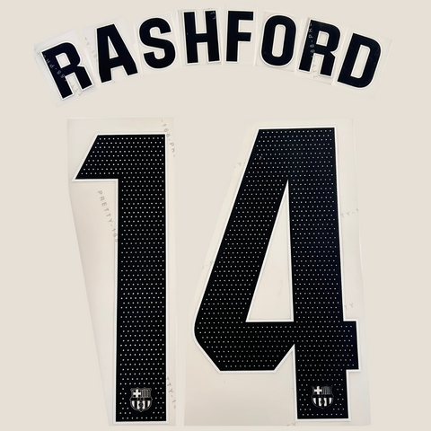 Rashford 25/26 FC Barcelona Away Jersey Print