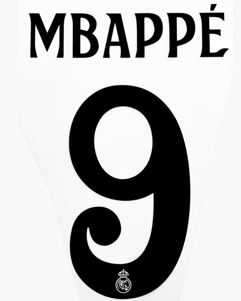 Mbappe 24/25 Real Madrid Home Jersey Print