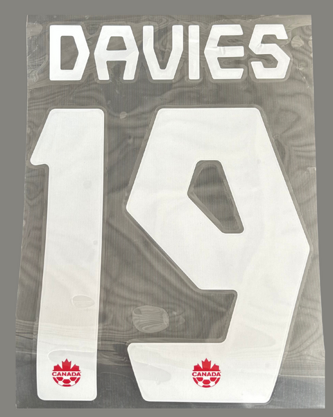 Davies 2022 Canada Home Jersey Print