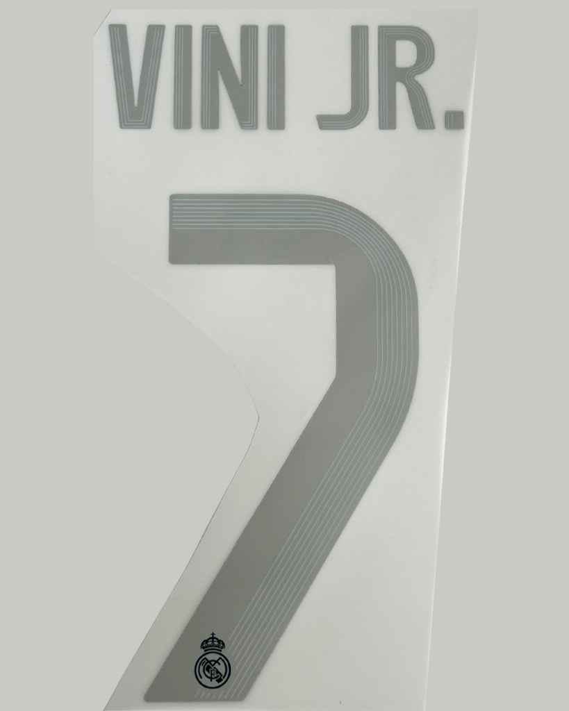 Vini Jr. 25/26 Real Madrid Away Jersey Print – World Of Soccer Canada