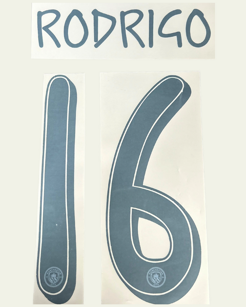 Rodrigo 24/25 Manchester City Home Jersey Print