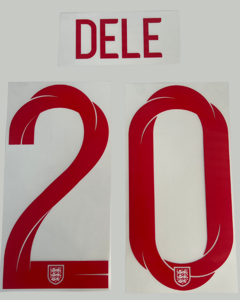 Dele 2018 England Home Jersey Print