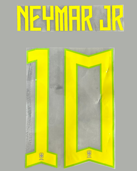 Neymar JR 2022 Brazil Away Jersey Print