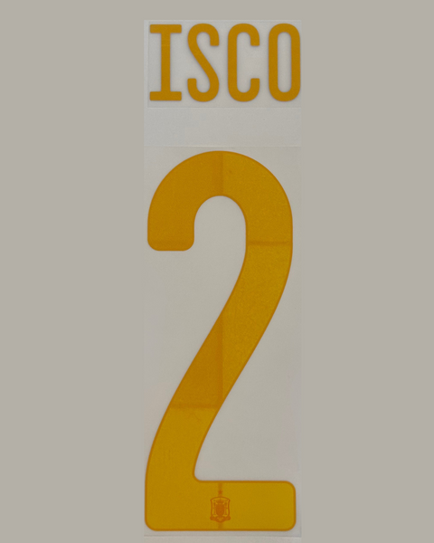 Isco 2020-21 Spain Home Jersey Print