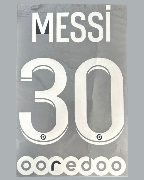 Messi 21/22 PSG Home Jersey Print
