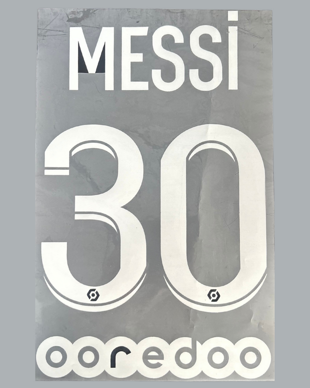 Messi 21/22 PSG Home Jersey Print