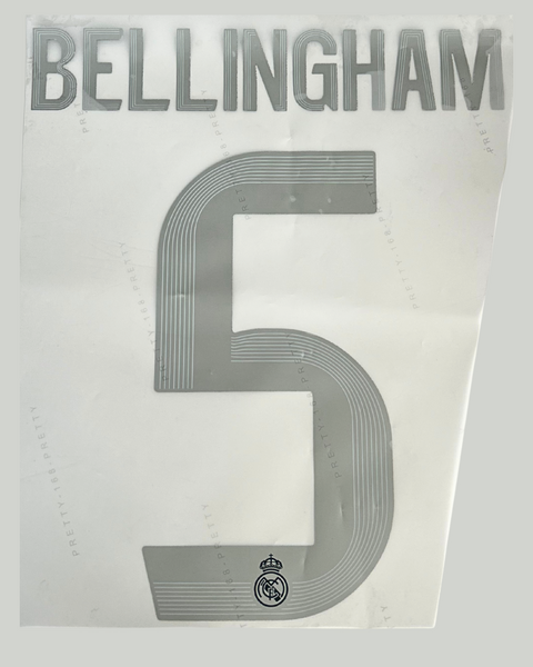 Bellingham 25/26 Real Madrid Away Jersey Print