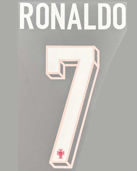 Ronaldo 2024 Portugal Home Jersey Print
