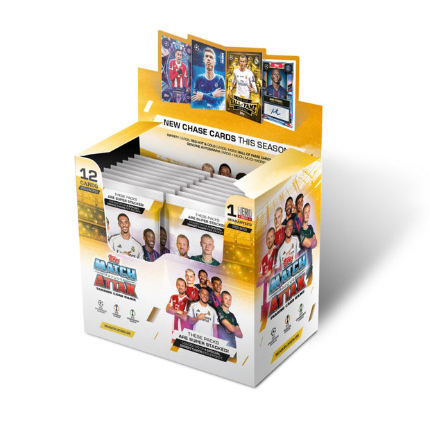 Topps 25/26 Match Attax Individual Card Pack (12 Cards)