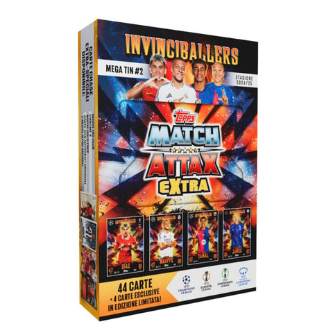 Topps Match Attax MEGA TIN (48 CARDS + 4 LE)