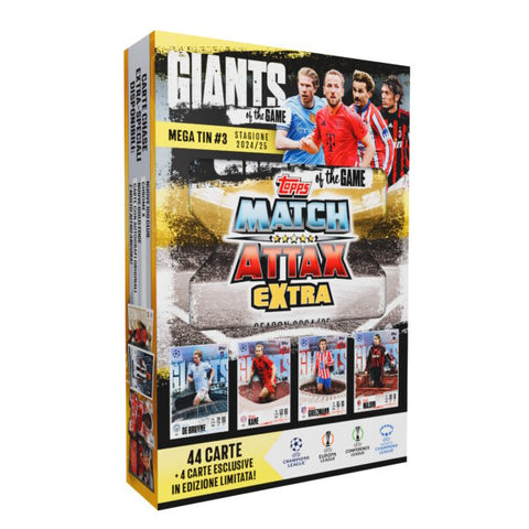 Topps Match Attax MEGA TIN (48 CARDS + 4 LE)