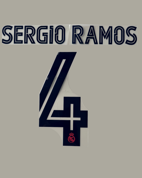 Sergio Ramos 2020/21 Real Madrid Away Jersey Print