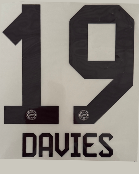 Davies 24/25 Bayern Munich Home Jersey Print