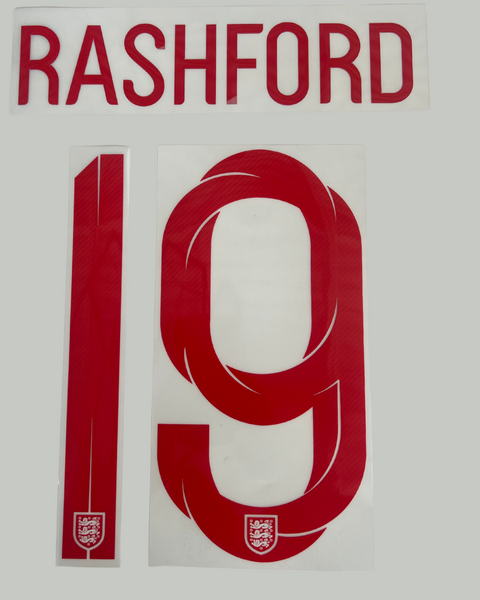 Rashford 2018 England Home Jersey Print