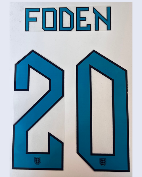 Foden 2022/23 England Home Jersey Print