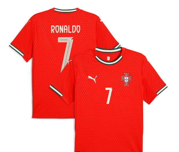 Puma Portugal Ronaldo Home 2025 Jersey Men&