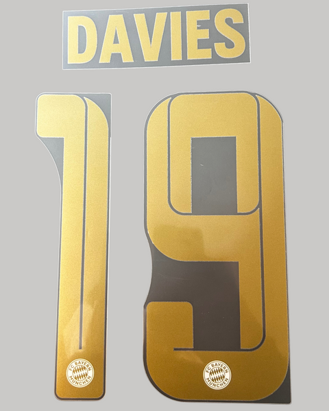 Davies 21/22 Bayern Munchen Away Jersey Print