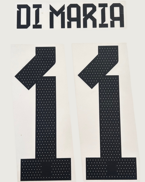 Di Maria 2022 Argentina Home Jersey Print