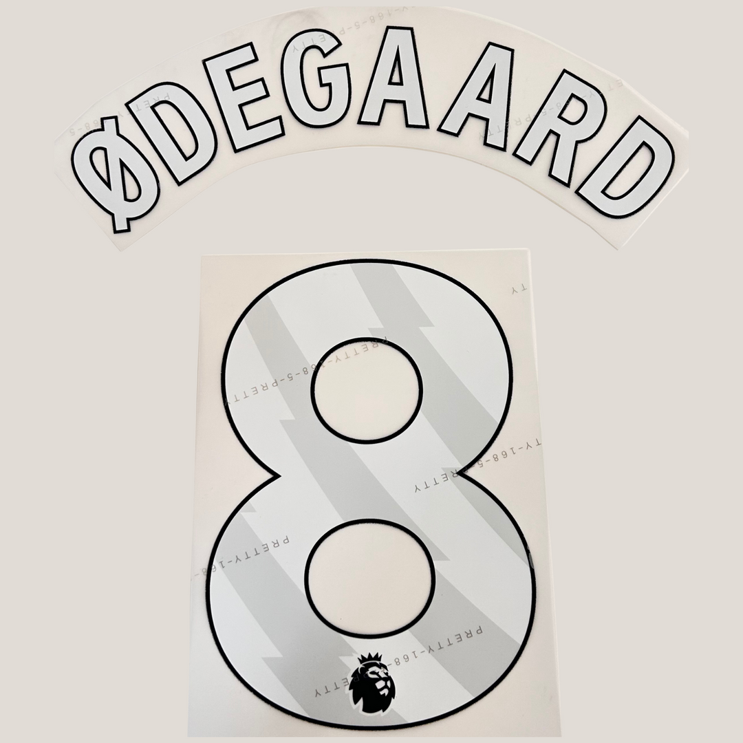 Odegaard 25/26 Arsenal Home Jersey Print – World Of Soccer Canada