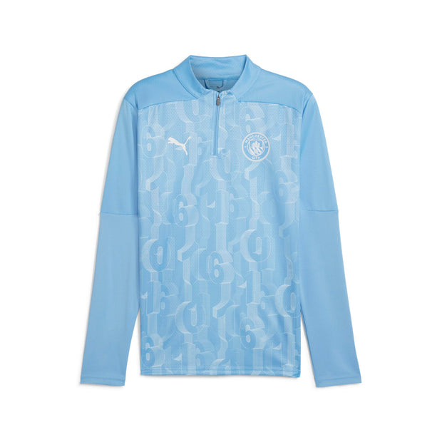 Puma Manchester City Pre-Match Quarter-Zip Top Adult