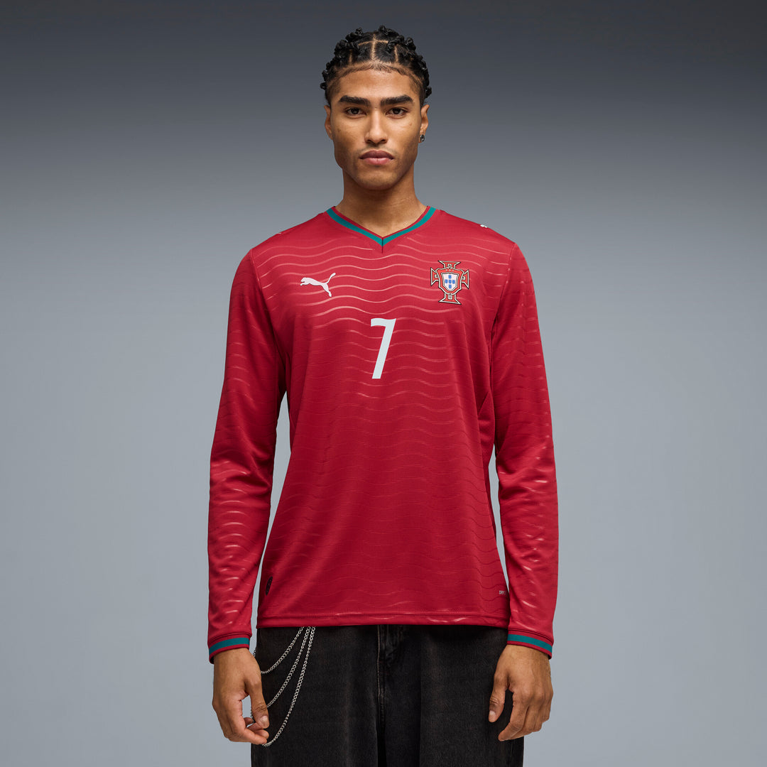 Puma Portugal 2026 Home 'RONALDO' Long Sleeve Jersey Men's – World