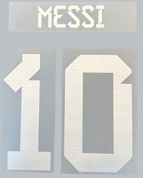 Messi 2022 Argentina Home Jersey Print