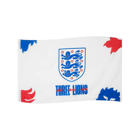 ENGLAND – 3 LIONS WORLD CUP 2022 WHITE FLAG (3 X 5′)