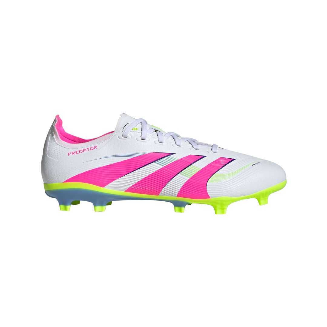 adidas Predator サッカーシューズ ホワイト/ピンク/イエロー Adidas Predator League FG/MG Adult – World Of Soccer Canada