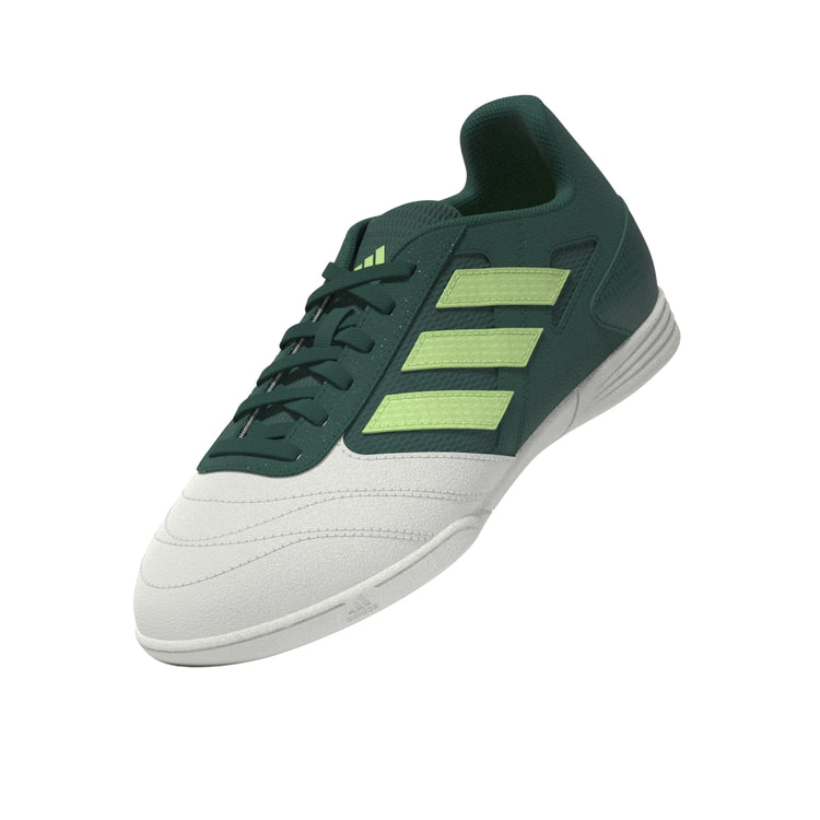 Kids Adidas Super Sala 2 Indoor Shoes Collegiate Green 4