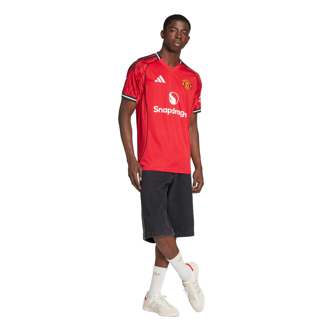 Adidas Manchester United 25/26 Home Jersey Mens – World Of Soccer