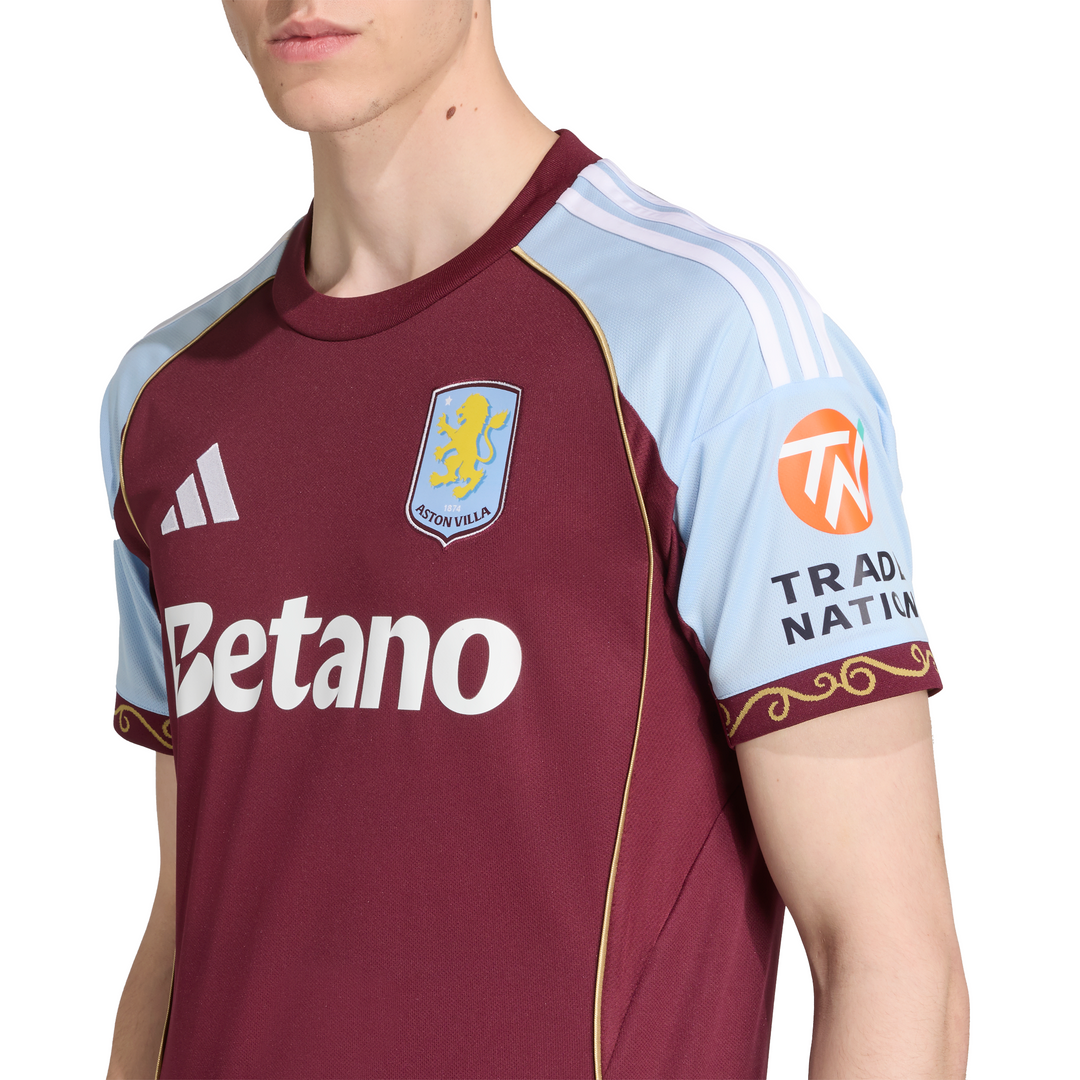  Aston Villa レプリカユニフォーム Adidas Aston Villa FC 25/26 Home Jersey Mens – World Of Soccer Canada