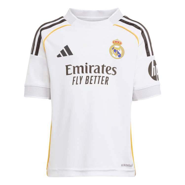 Adidas Real Madrid 25 Home Mini Kit – World Of Soccer Canada