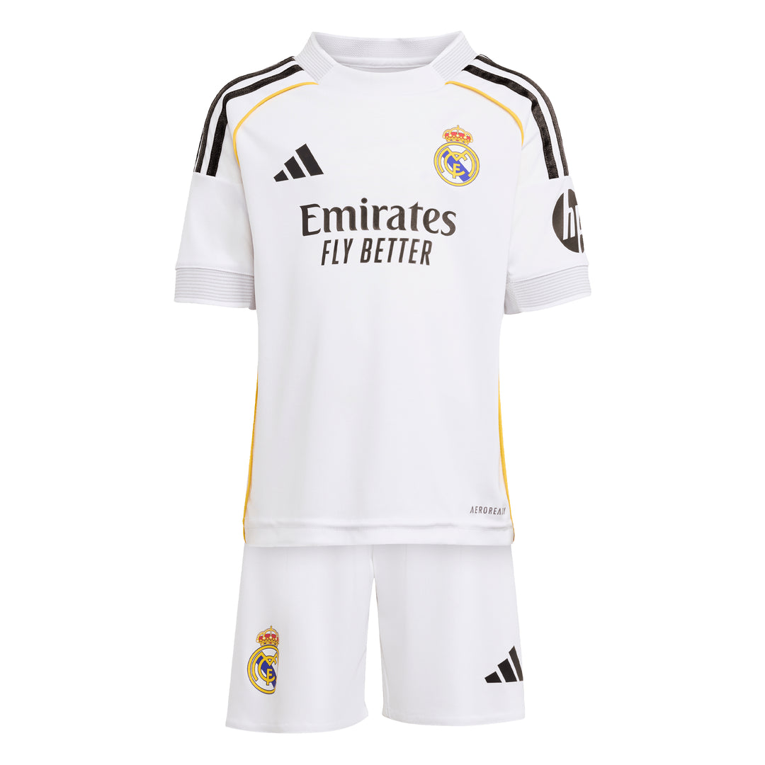 Adidas Real Madrid 25 Home Mini Kit – World Of Soccer Canada