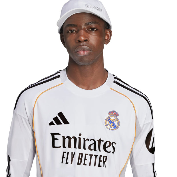 Adidas Real Madrid 25/26 Long Sleeve Home Jersey Men&
