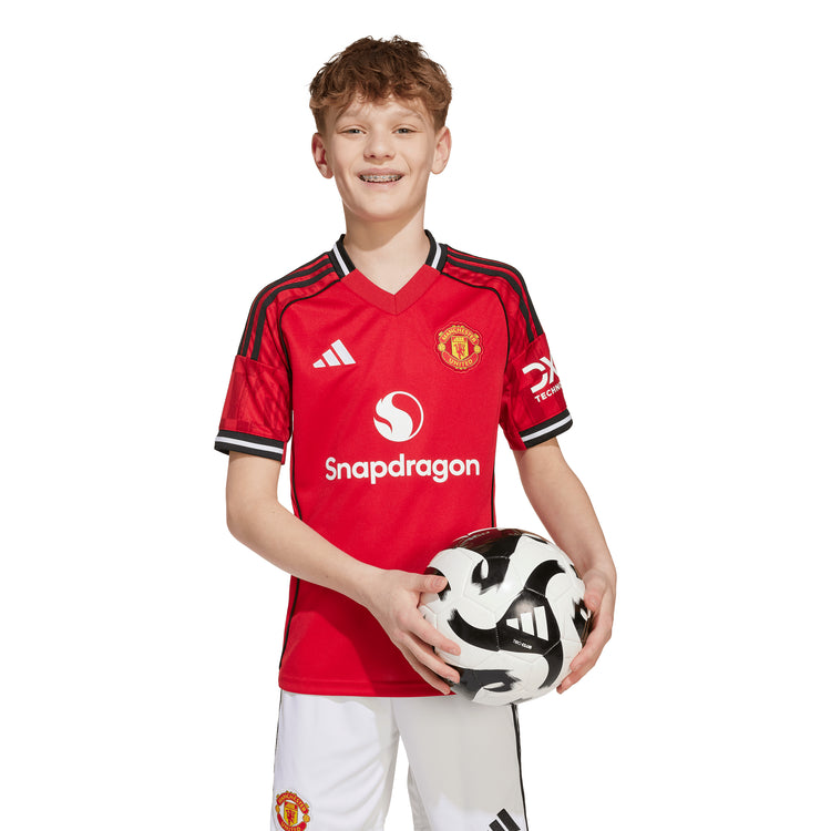 Adidas Manchester United 25/26 Home Jersey Youth – World Of Soccer