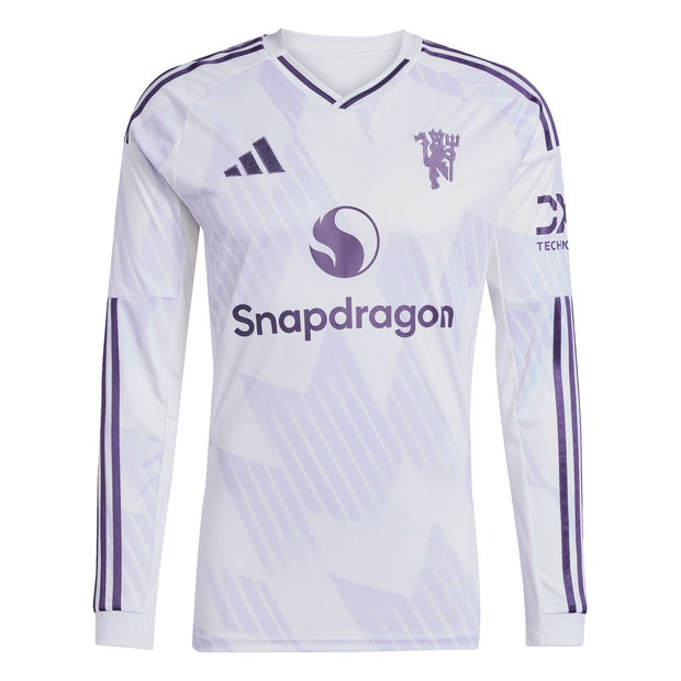 Adidas Manchester United 25/26 Long Sleeve Away Jersey Mens