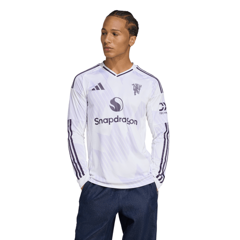 Adidas Manchester United 25/26 Long Sleeve Away Jersey Mens