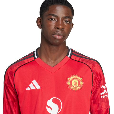 Adidas Manchester United 25/26 Long Sleeve Home Jersey Mens