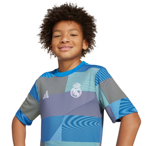 Adidas Real Madrid 25/26 Pre-Match Jersey Youth