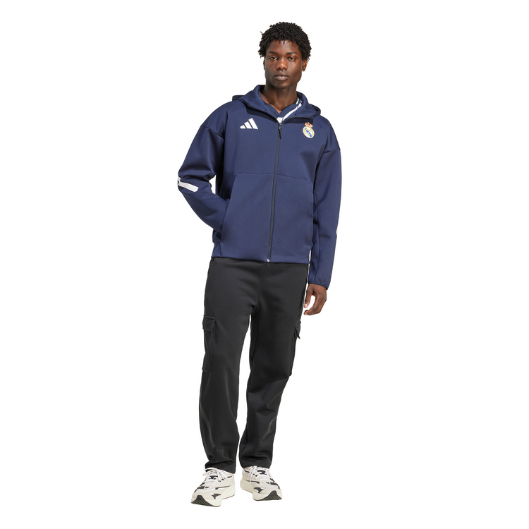 美品adidasレアルZNEフーディージャケットSメンズNAVY送料無料 Real Madrid ADIDAS Z.N.E. Anthem Jacket – World Of Soccer Canada