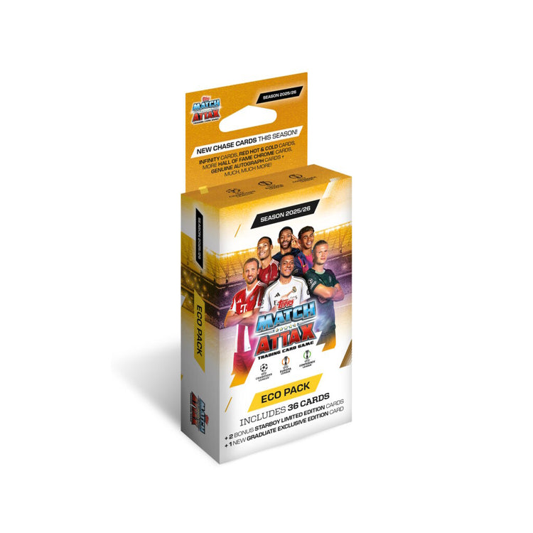 AsONE RAP TAG MATCH 全6枚セット 初回特典付き 2025-26 TOPPS Match Attax UEFA Champions League Eco Blaster Pack