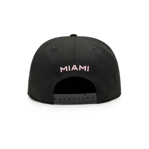 INTER MIAMI – BLACK DAWN SNAPBACK HAT (FAN INK)