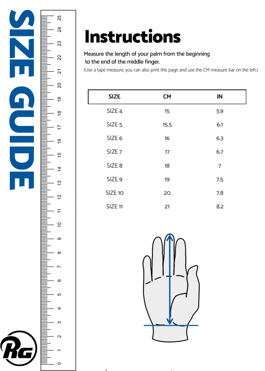 RG Valah Flat Hybrid Roll Non FS Glove