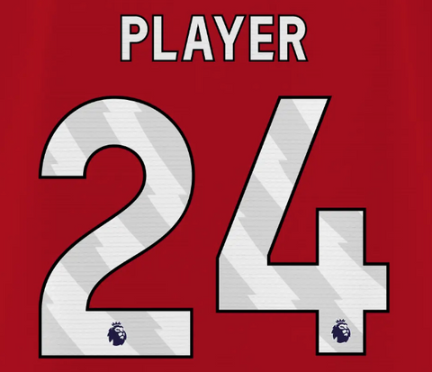 Custom EPL Print (2023- 27) White (Add onto any jersey order)
