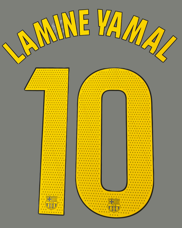 Lamine Yamal 25/26 FC Barcelona Jersey Print