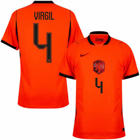 Nike Netherlands 2026 Virgil #4 Home Jersey Men's – World Of