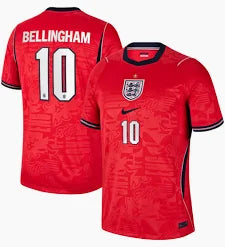 ウェア ENGLAND AWAY jersey #10 BELLINGHAM England 2026 Bellingham #10 Away Authentic Jersey Print – World Of