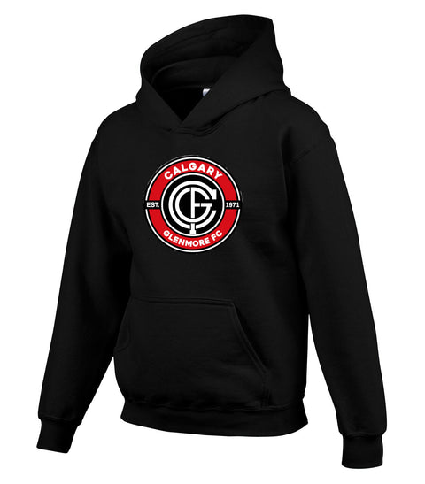 Calgary Glenmore FC Gildan Large Logo Hoody
